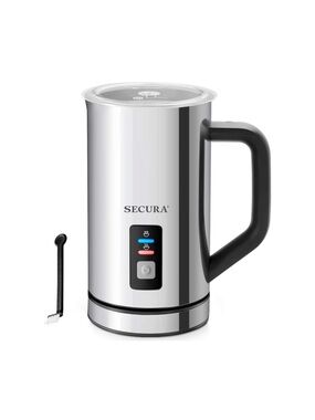 Electric Milk Steamer Hold & Cold Foam Maker Stainless-Steel - Large 16.9oz.